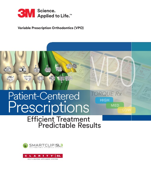 Variable Prescription Orthodontics brochure cover